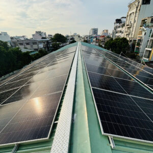 Công trình 100kwp của công ty công ích Phú Nhuận